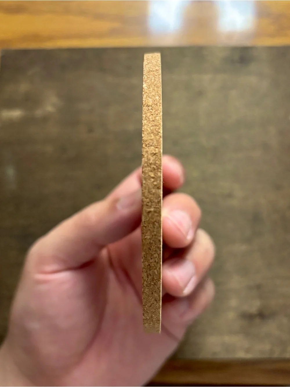 Naruto Tsunade Laser Engraved Cork Coaster #3